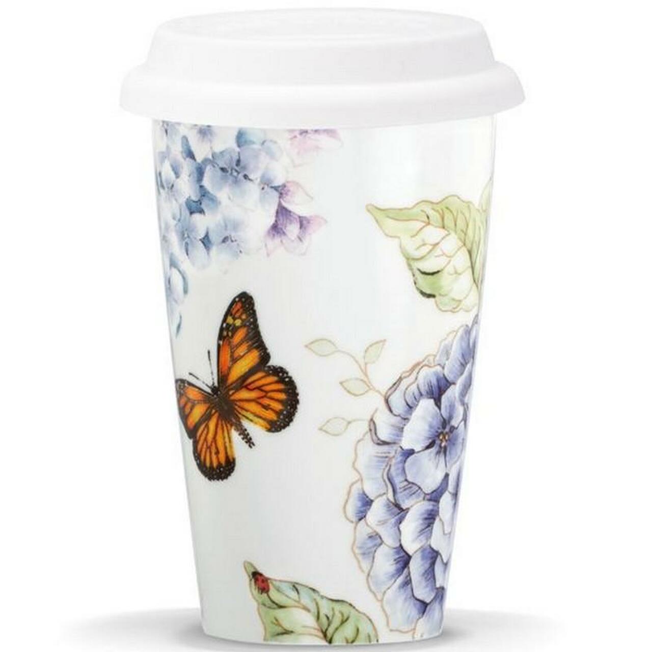 Lenox Meadow Travel Mug Blue 10oz. - Royal Gift