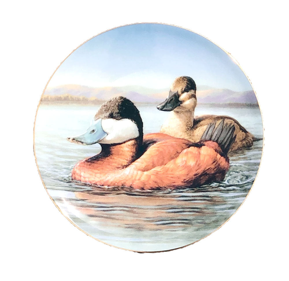 Ducks Plate 6.5" Round - Bone China - Royal Gift