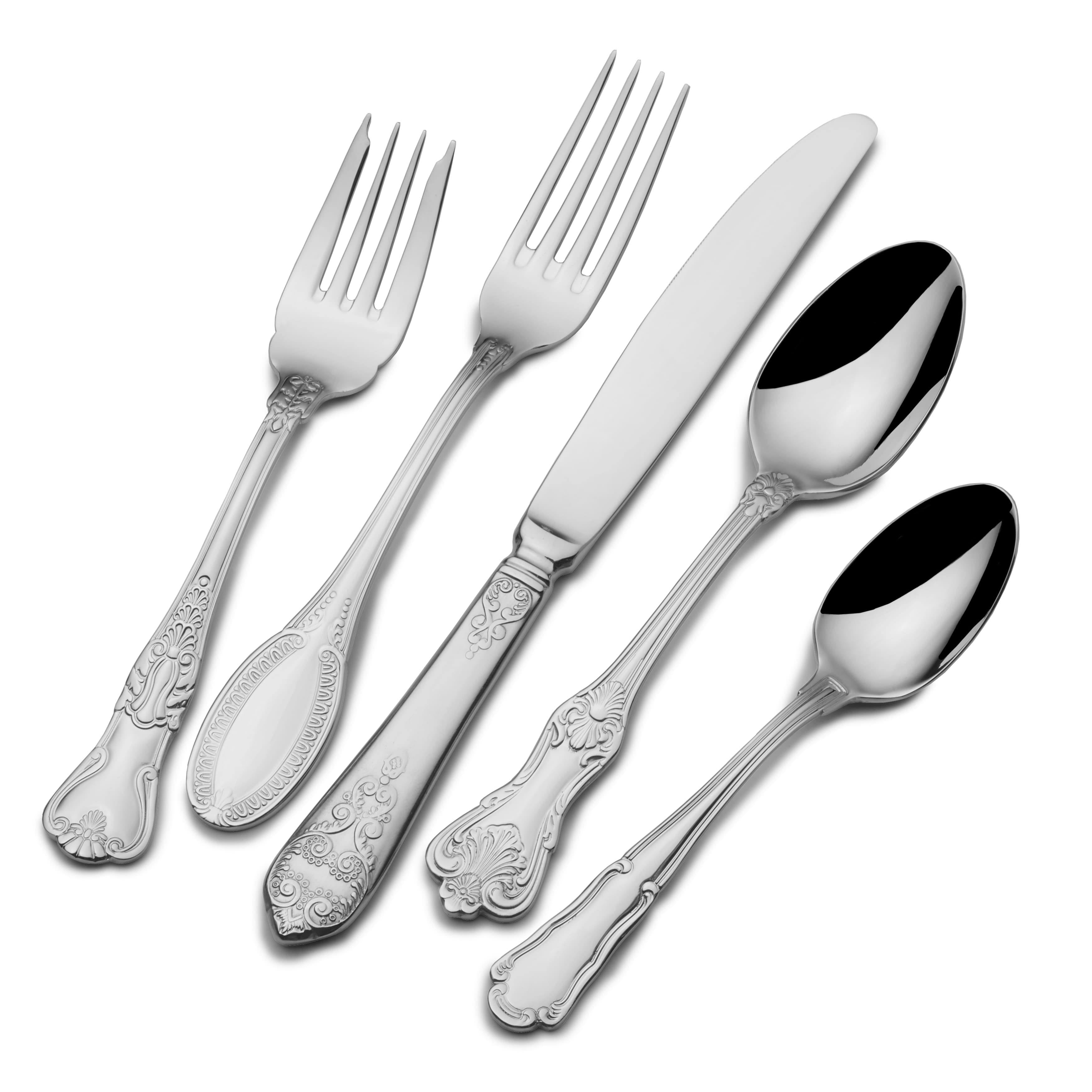 Wallace 18/10 Stainless Steel Luxe 20 piece set service for 4 - Royal Gift