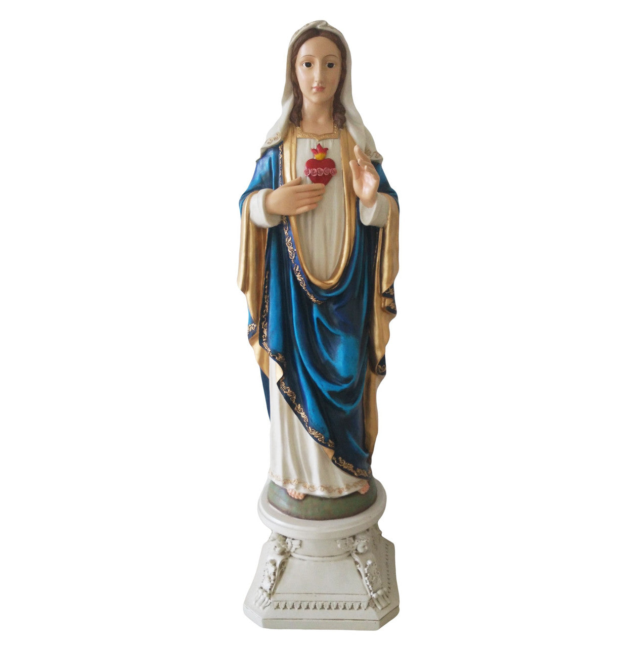 Madonna 41" tall Statue made of high quality ceramic - Royal Gift