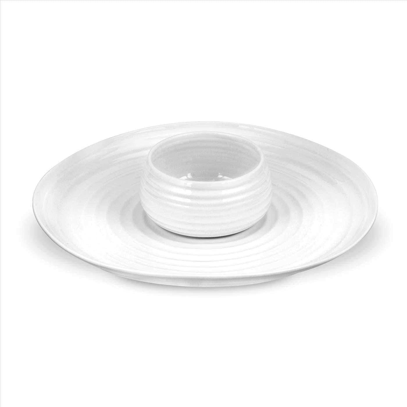 Portmeirion Sophie Conran Dipping Dish and Platter - Royal Gift