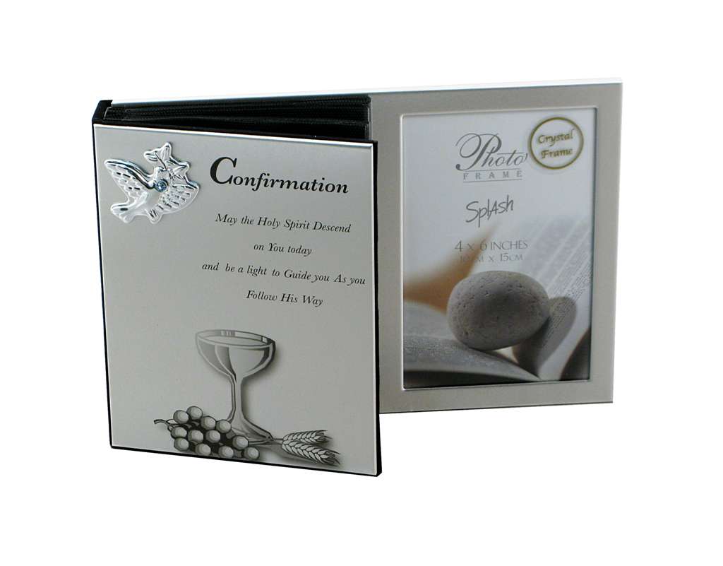 Confirmation Picture Frame and Photo Album 4" x 6" - Royal Gift