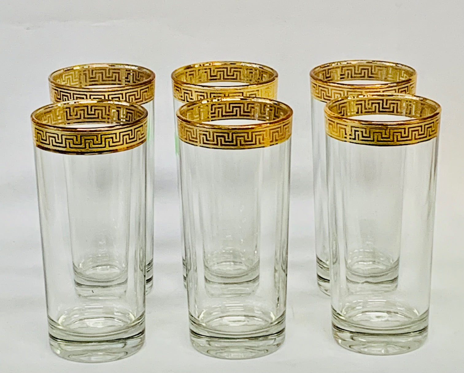 Versace Gold Hi-ball Glass Box of 6  Freddy collection - Royal Gift