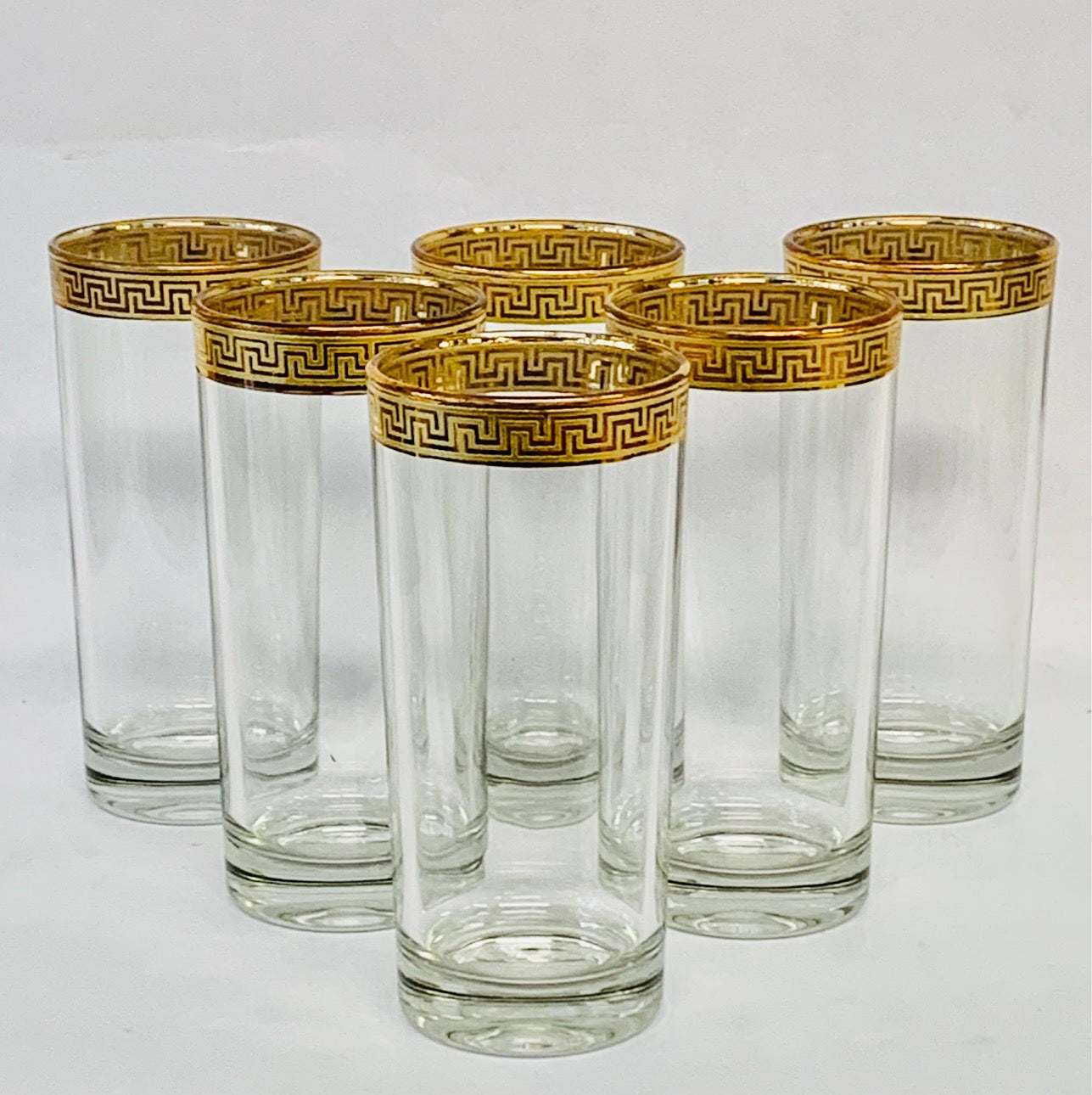 Versace Gold Hi-ball Glass Box of 6  Freddy collection - Royal Gift