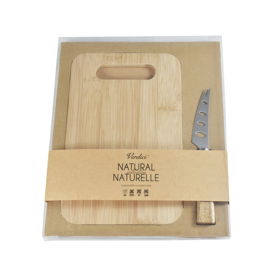 Cheese board with cheese cutter 6" x 9" - Royal Gift