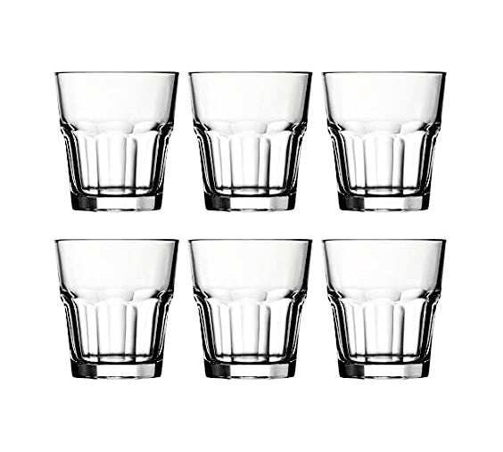 Shot Glasses - Pack of 6 by Pasabahce Casablanca - Royal Gift