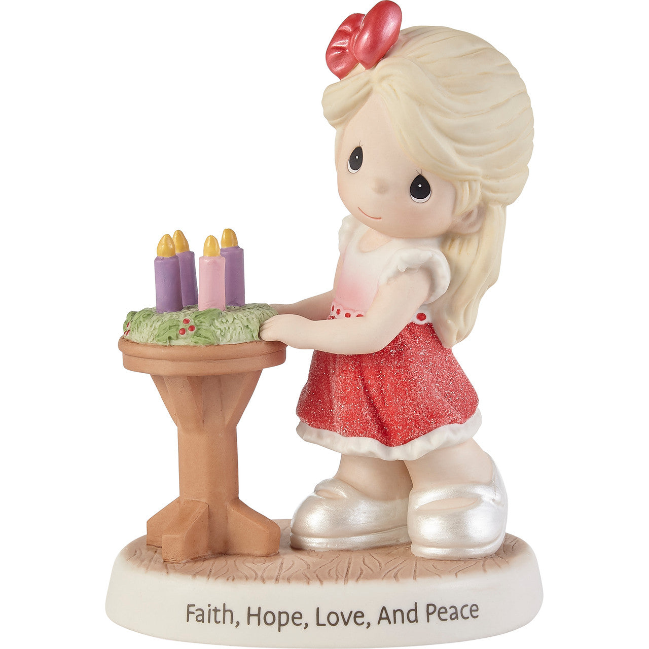 Precious Moments Wishing You Faith, Hope, Love and Peace - Royal Gift