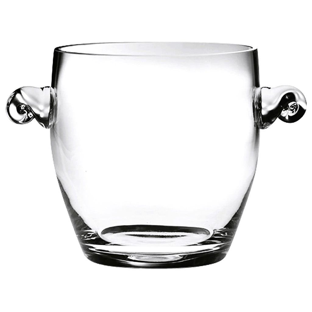 Ice Bucket / Wine Cooler Crystal 12"wide X 9"diameter X 9"high