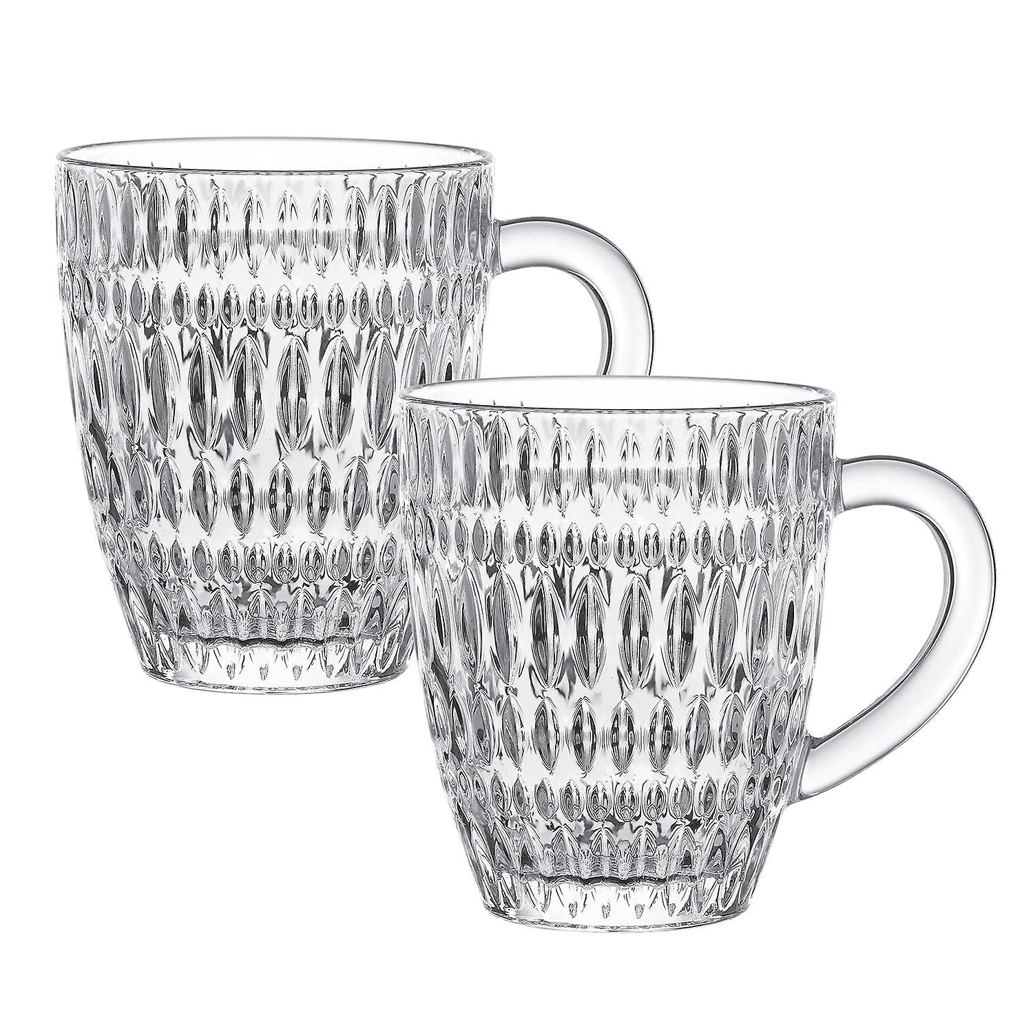 Nachtmann Ethno Hot Mug Set of 2 Crystal with handle - Royal Gift