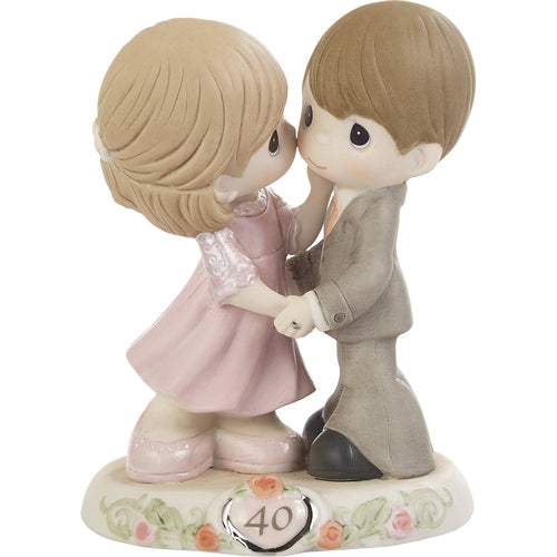 Precious Moments 40th Anniversary (Sweeter As The Years Go By) Figurine Bisque - Royal Gift