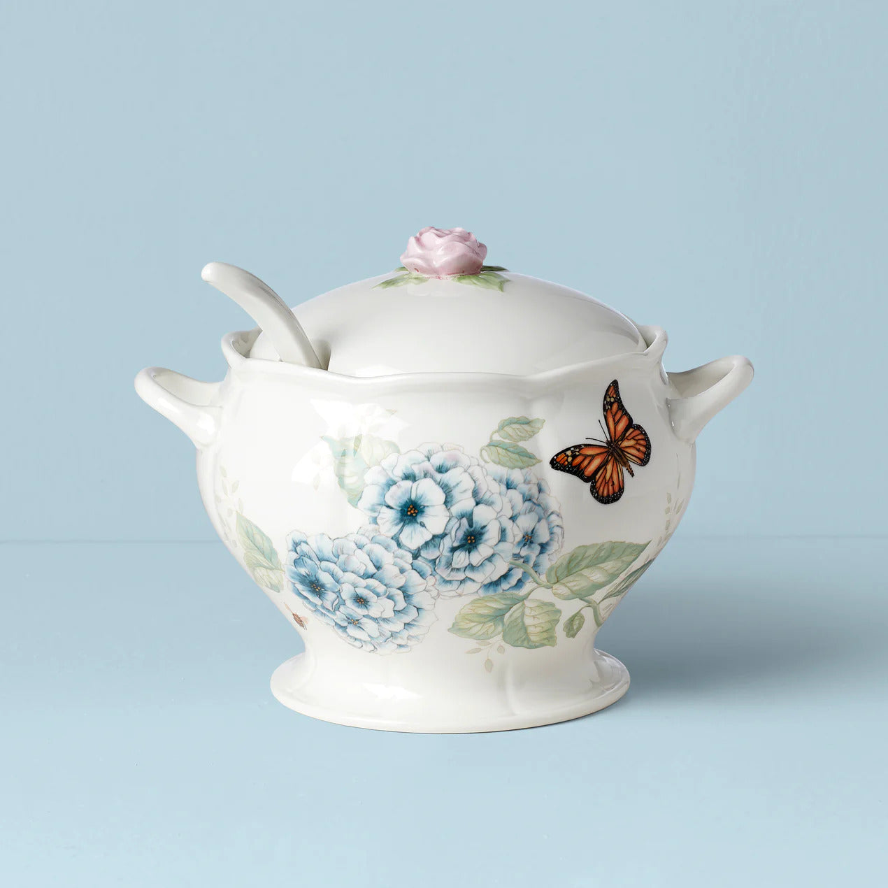 Lenox Butterfly Meadow Soup Tureen & Ladle 892532 - Royal Gift