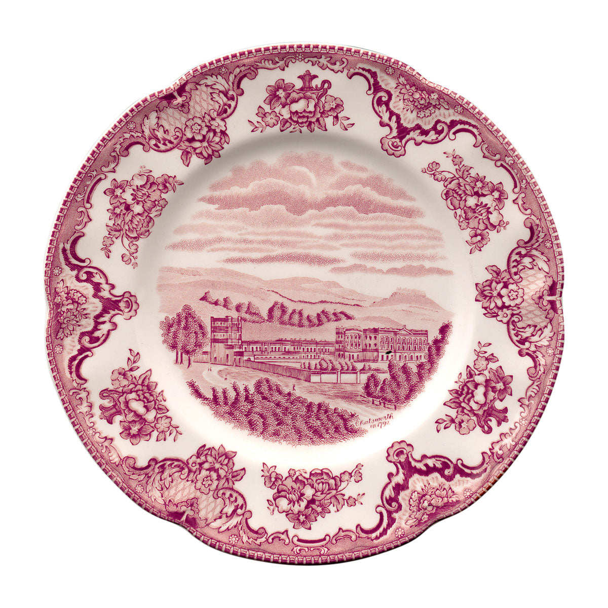 Johnson Brothers Old Britain Castle 8" Pink Salad Plate - Royal Gift