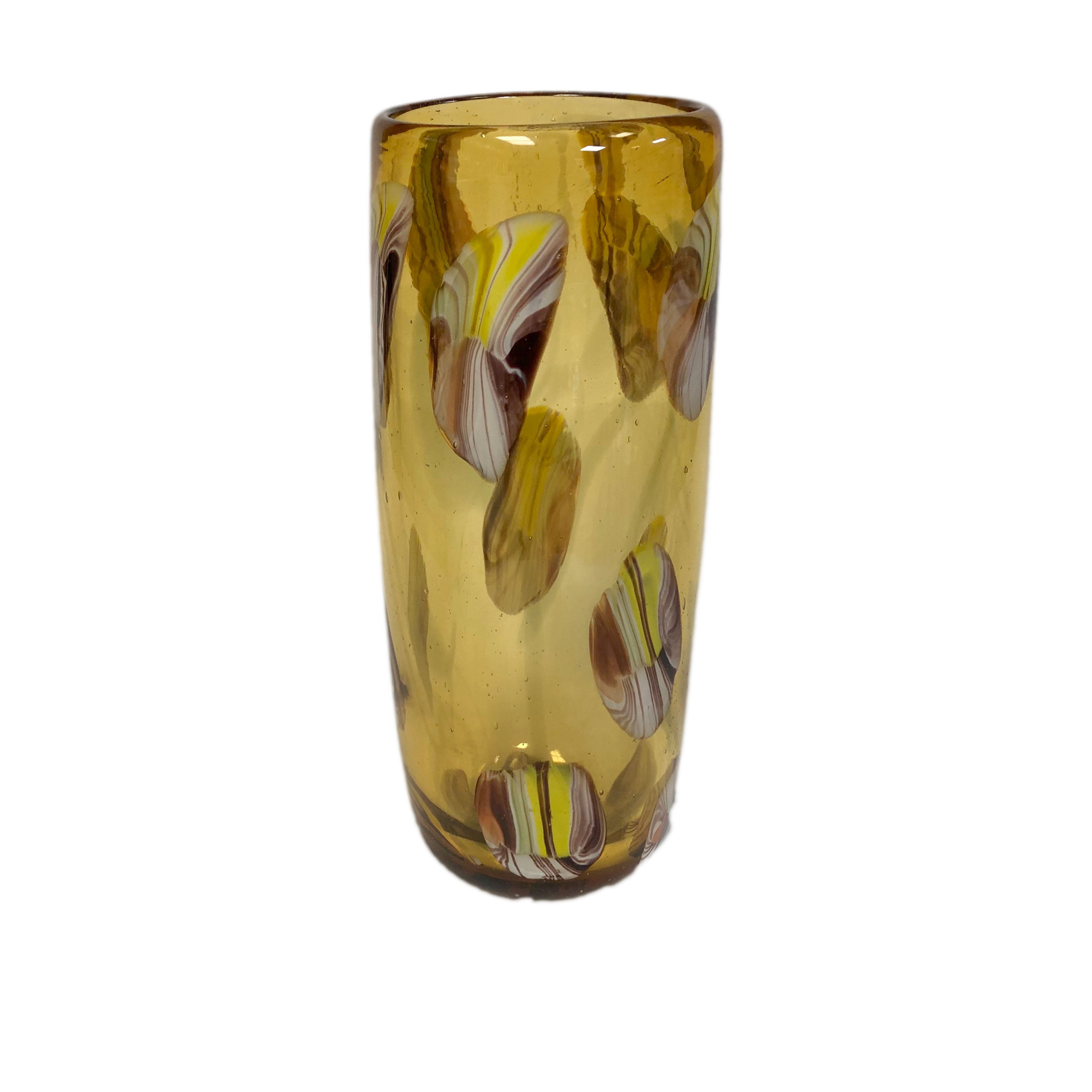 Multicolor Tube Cylinder Vase 12" - Royal Gift