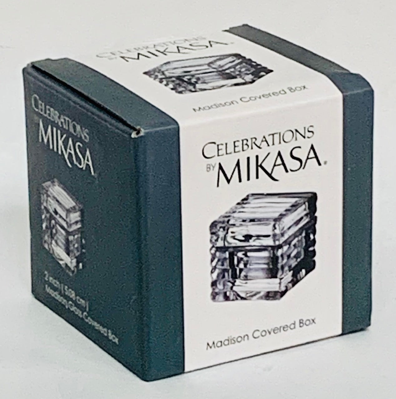 Mikasa Madison Glass Covered Box - Celebrations Collection - Royal Gift