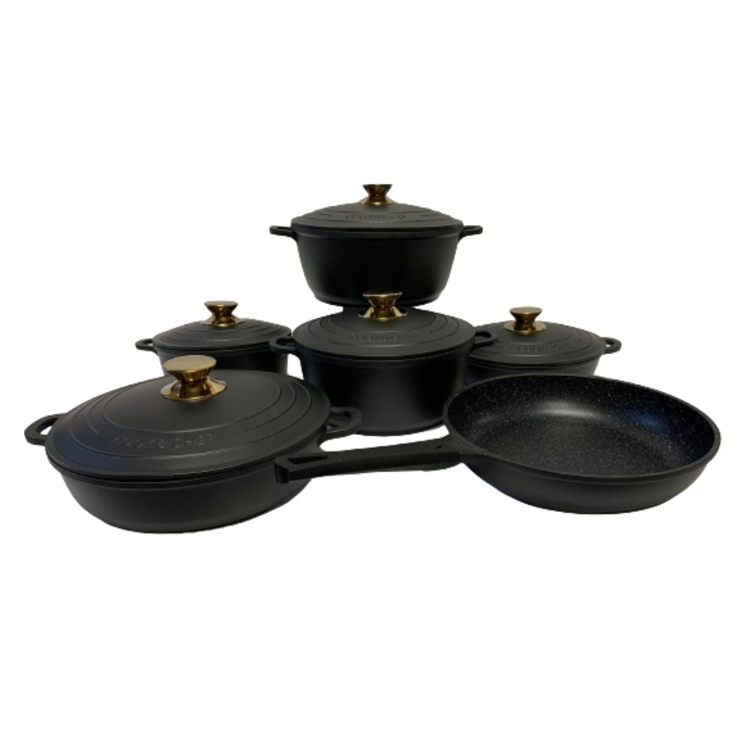 Granite Cookware 11 Piece set - JLO Collection - Royal Gift