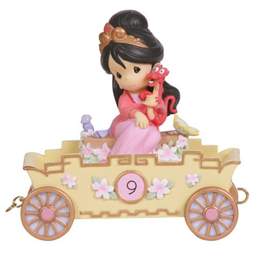 Precious Moments Disney Birthday Parade age 9 Mulan 'Nine is Divine' resin figurine - Royal Gift