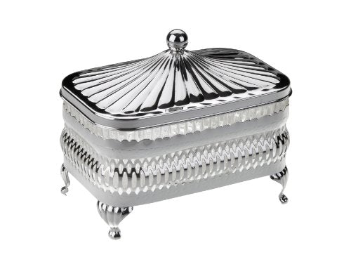 Queen Anne Butter Dish Gallery Frame 13cm x 9cm Tarnish Resistant Silver Plated - Royal Gift