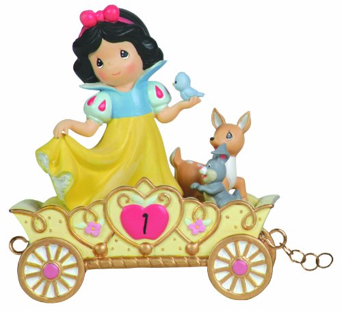 Precious Moments Disney Birthday Parade age 1 Snow white, May Your Birthday Be The Fairest of Them All, Resin Figurine - Royal Gift