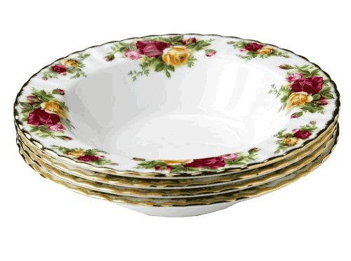 Royal Albert Old Country Roses Rim Soup Bowl - 8" Diameter - Royal Gift