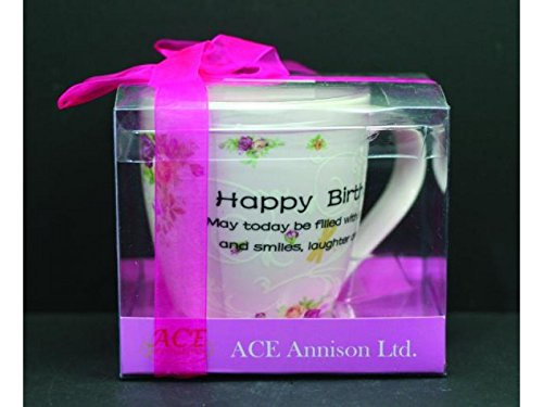 Happy Birthday Mug 21-OZ bone china - Royal Gift